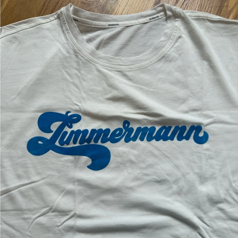 Zimmerman Logo White T-Shirt - Picture 4 of 4